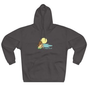 A estiuejar s'ha dit — Sudadera con capucha cerrada