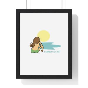 A estiuejar s'ha dit — Poster enmarcado vertical