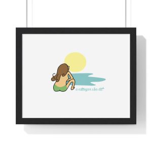 A estiuejar s'ha dit — Poster enmarcado horizontal