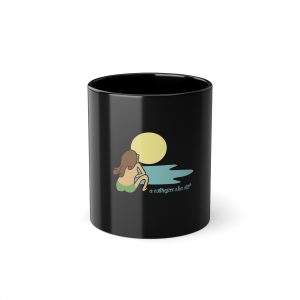 A estiuejar s'ha dit — Taza negra 325 ml