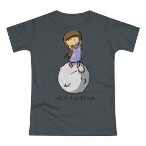«Estàs a sa Lluna» — Camiseta mujer punto liso