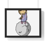 «Estàs a sa Lluna» — Poster enmarcado horizontal