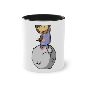«Estàs a sa Lluna» — Taza bicolor