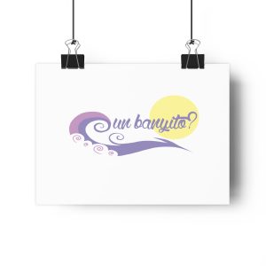 «un banyito?» — Lamina Giclee