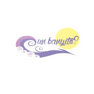 «un banyito?» — Pegatinas de vinilo troqueladas
