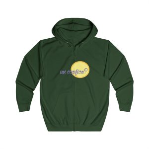 «Un capfico?» — Sudadera con capucha y cremallera