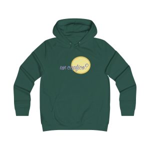 «Un capfico?» — Sudadera universitaria mujer