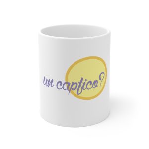 «Un capfico?» — Taza de ceramica