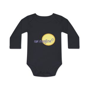 «Un capfico?» — Body bebe manga larga organico