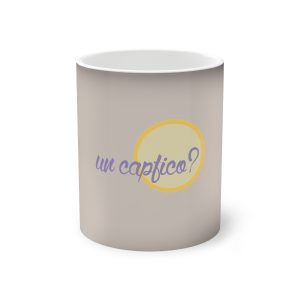 «Un capfico?» — Taza magica que cambia de color