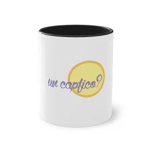 «Un capfico?» — Taza bicolor