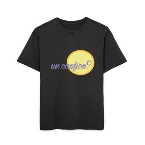 «Un capfico?» — Camiseta oversize lavado acido