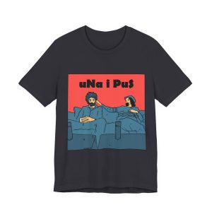 «Una i pus, amics» — Camiseta jersey manga corta