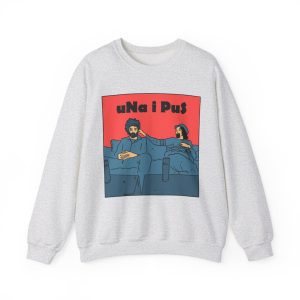 «Una i pus, amics» — Sudadera cuello redondo
