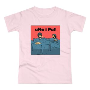 «Una i pus, amics» — Camiseta mujer punto liso