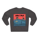 «Una i pus, amics» — Sudadera cuello redondo premium