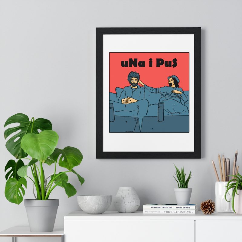 fulfilment-26931-camiseta-una-i-pus-amics-poster-enmarcado-vertical-4