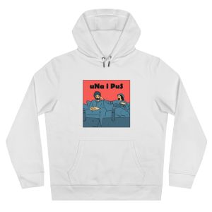 «Una i pus, amics» — Sudadera con capucha King