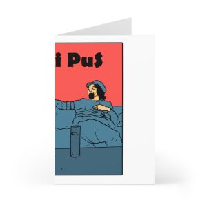 «Una i pus, amics» — Tarjetas de felicitacion (7 uds.)
