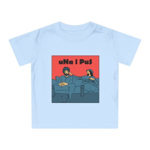 «Una i pus, amics» — Camiseta de bebe