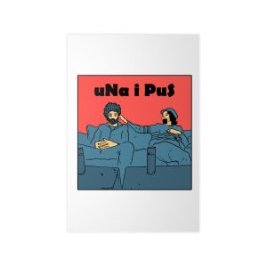 «Una i pus, amics» — Poster en papel fotografico