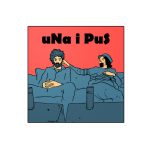 «Una i pus, amics» — Pegatinas de vinilo troqueladas