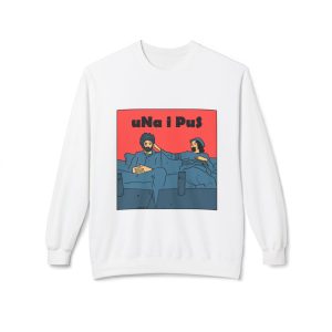 «Una i pus, amics» — Sudadera Softstyle cuello redondo