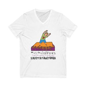 No ets de Vilafranca — Camiseta cuello de pico