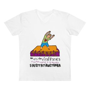 No ets de Vilafranca — Camiseta hombre cuello de pico Presenter