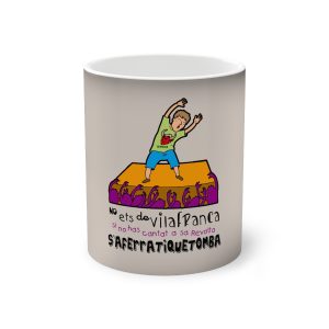No ets de Vilafranca — Taza magica que cambia de color