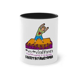 No ets de Vilafranca — Taza bicolor
