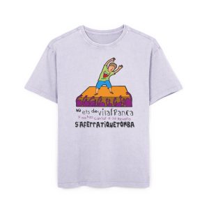 No ets de Vilafranca — Camiseta oversize lavado acido