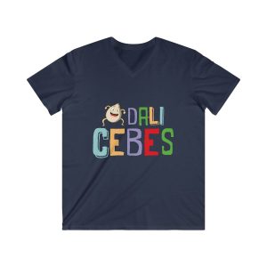 Dali cebes — Camiseta hombre entallada cuello de pico