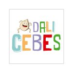 Dali cebes — Pegatinas de vinilo cuadradas