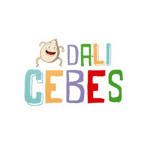 Dali cebes — Pegatinas de vinilo troqueladas