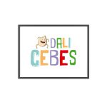 Dali cebes — Poster con marco de madera