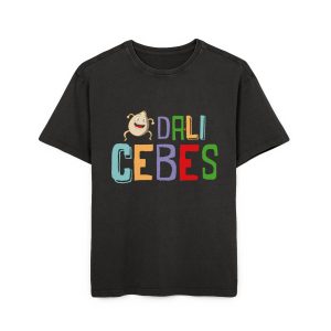 Dali cebes — Camiseta oversize lavado acido