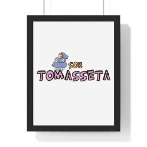 Sor Tomasseta botants — Poster enmarcado vertical