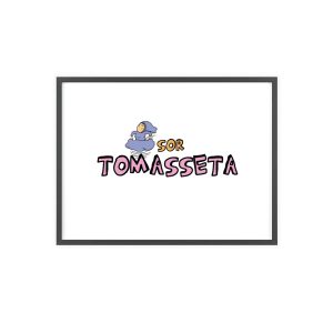 Sor Tomasseta botants — Poster con marco de madera