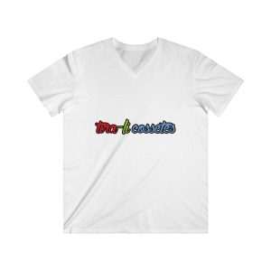 Tra-li cossetes — Camiseta hombre entallada cuello de pico
