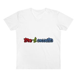 Tra-li cossetes — Camiseta hombre cuello de pico Presenter