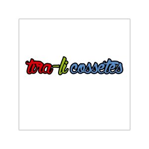 Tra-li cossetes — Pegatinas de vinilo cuadradas