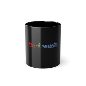 Tra-li cossetes — Taza negra 325 ml