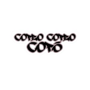 Copeo: COTEÓ, COTÓ — Pegatinas de vinilo troqueladas