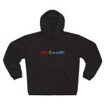«tira-li cossetes» — Sudadera capucha con cremallera premium