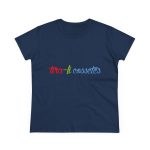 «tira-li cossetes» — Camiseta mujer algodon medio