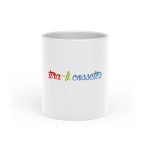 «tira-li cossetes» — Taza con asa de corazon