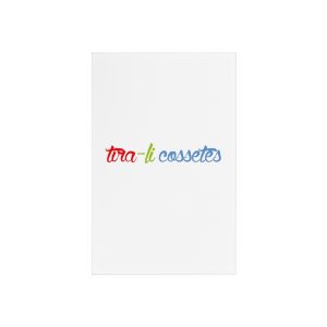 «tira-li cossetes» — Cartel de metacrilato con soporte