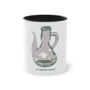 Sitriera oli – Pa amb oli nacional — Taza bicolor