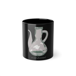 Sitriera oli – Pa amb oli nacional — Taza negra 325 ml